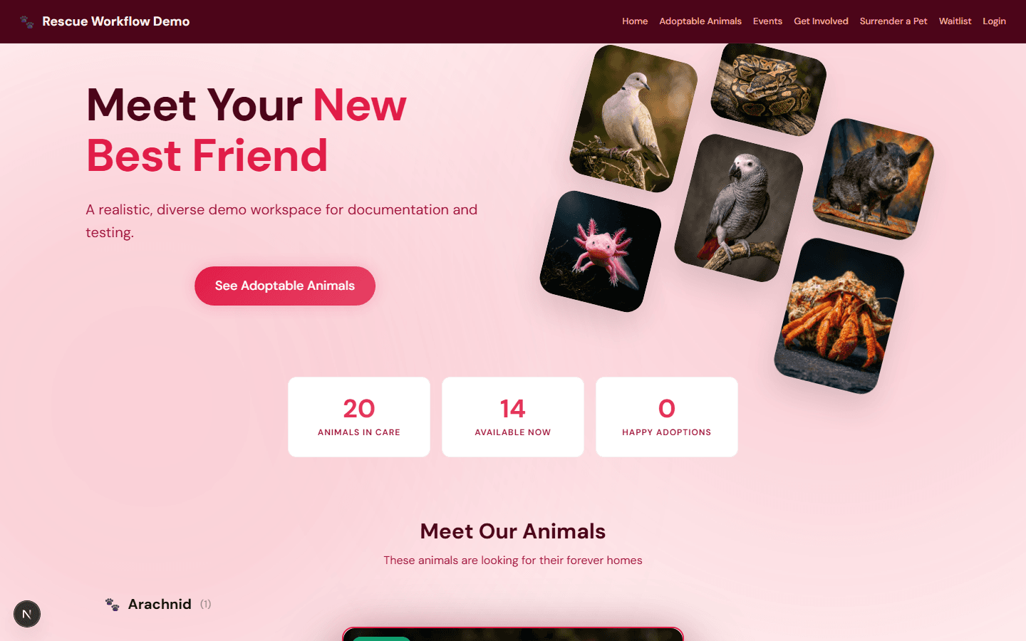 Public rescue page — auto-generated, always up to date, no website needed